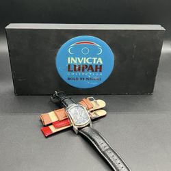 Invicta Watch Lupah Collection 4393 OG Box W Extra Bands *3254