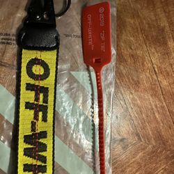 Off White Keychain