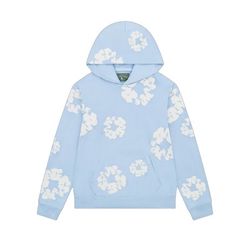 DENIM TEARS THE COTTON WREATH SWEATSHIRT 'POWDER Blue
