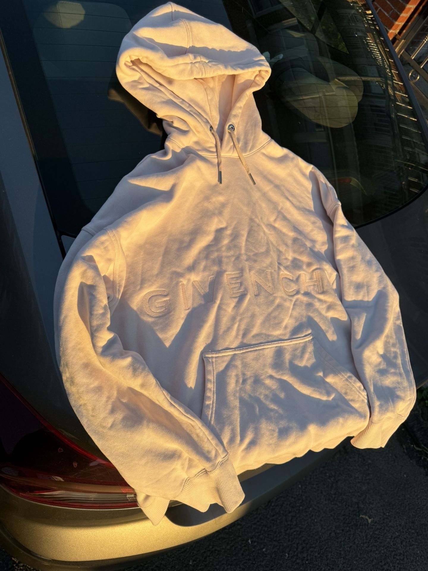 Givenchy 4d Embroidered Hoodie Size X-Large 