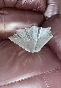 Large Decorative Salad Bowl (Heavy Glass)