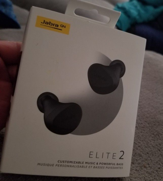 Jabra Elite 2 True Wireless Earbuds, Noise Isolating, Dark Grey