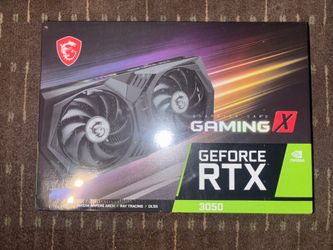 (Sealed) NVIDIA MSI Geforce RTX Gaming X 3050 8GB GDDR6