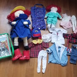 Madeline Eden Toys Doll Backpack Puzzle Clothes $40