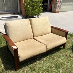 Mid-century Modern Patio Love Seat