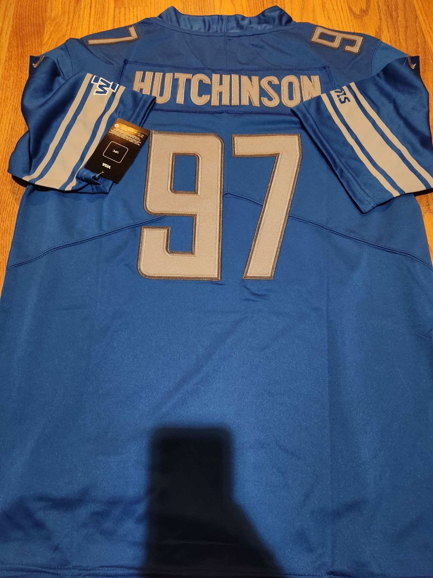 NFL Detroit lion Detroit Lions football uniform No.97 Aidan Hutchinson game jersey male