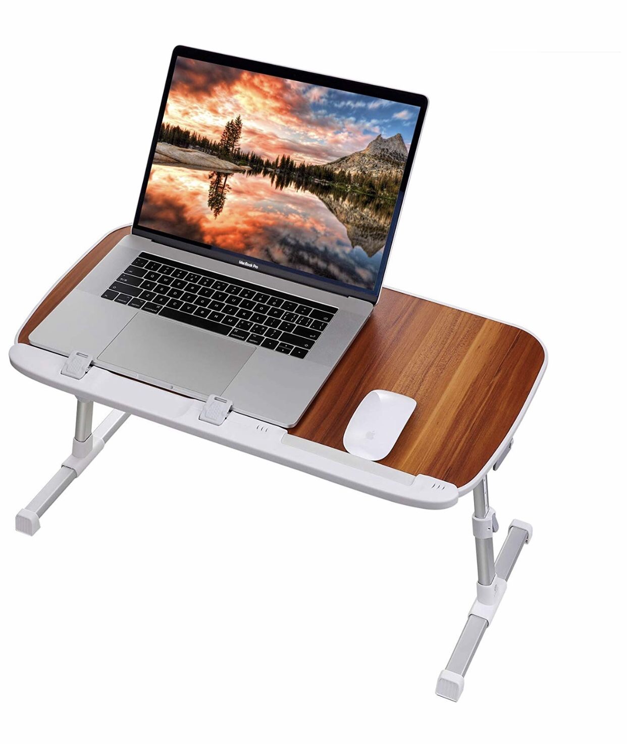 Laptop Table for Bed, Utaxo Laptop Computer Stand, Laptop Bed Desk, Bed ...
