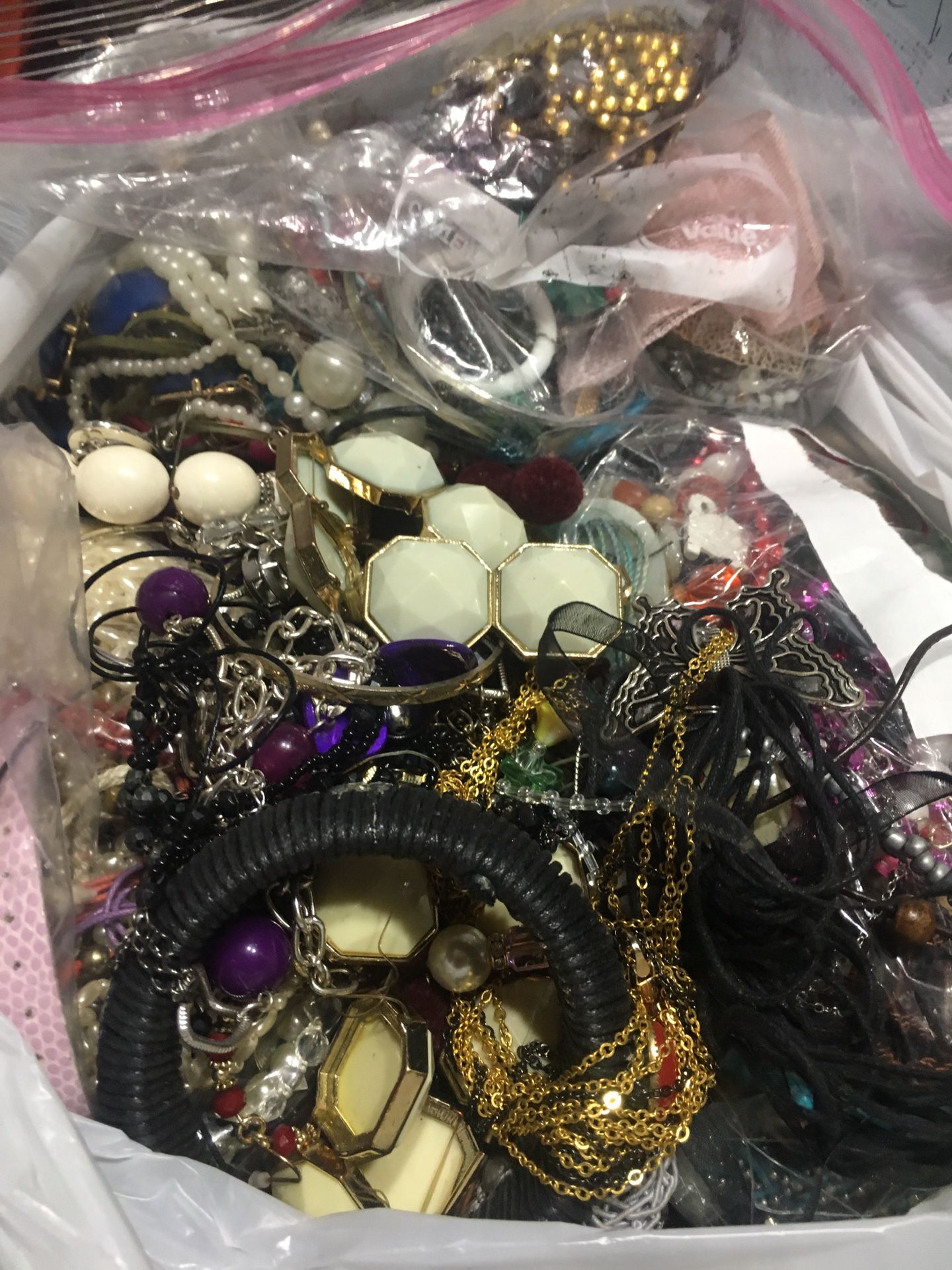 16+ pounds scrap lot for craft or remaking jewelry ...