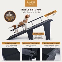 New!  Chasing Tails dog ramp up to 200lbs
