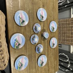 Hand Painted Tea Set