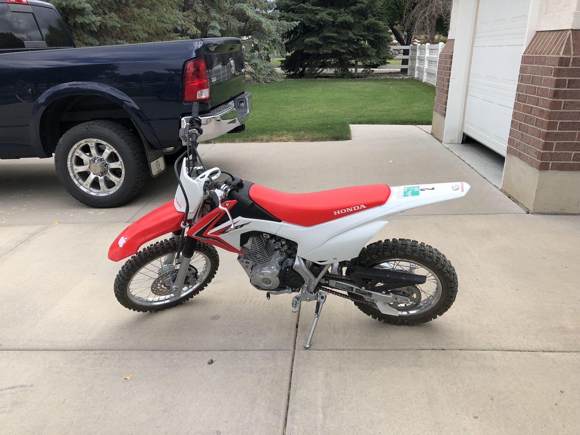 2018 Honda CRF125 dirt bike