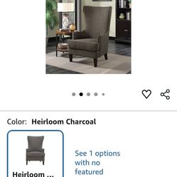 Picket house kegan chair  charcoal gray