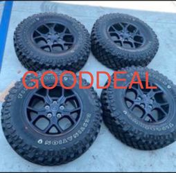 Brand new 2025 Jeep Gladiator Wrangler Offroad Oem New Took Off Wheel Rim Tires