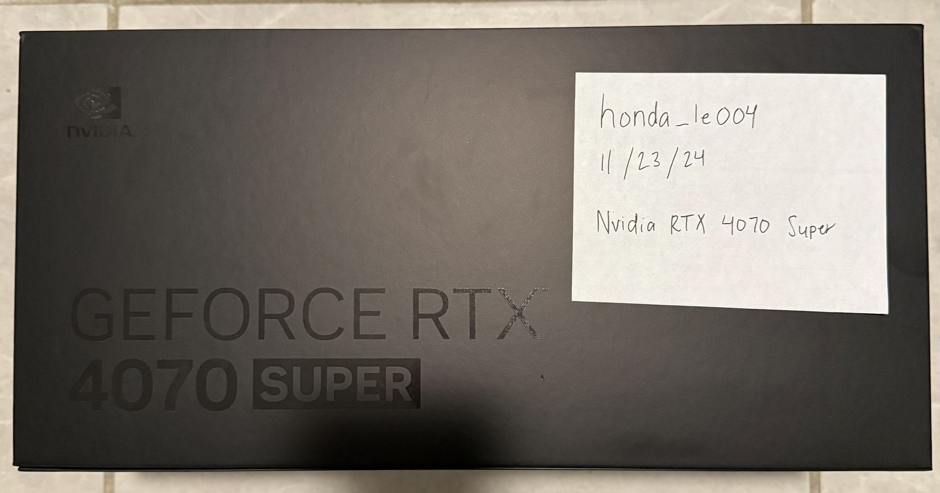 Nvidia RTX 4070 Super Founders Edition