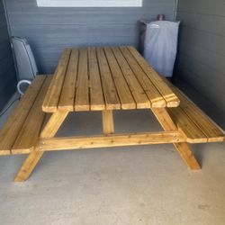 Outdoor Living Western Cedar Picnic Table