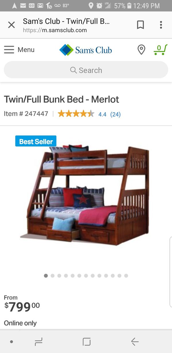 Twin Over Full Bunk Bed Curly Ing For 799 So This Is Half Twin Over Full Bunk Bed Curly Ing For 799 So This Is Half Off 3 Large Storage Drawers Underneath