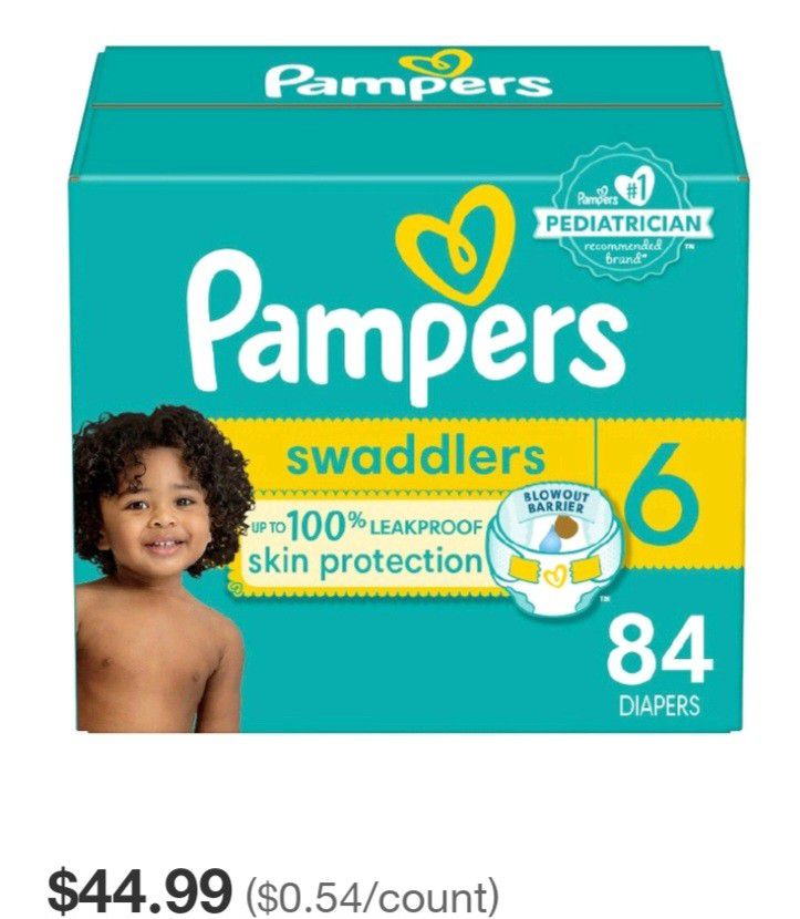 PAMPERS SIZE 6