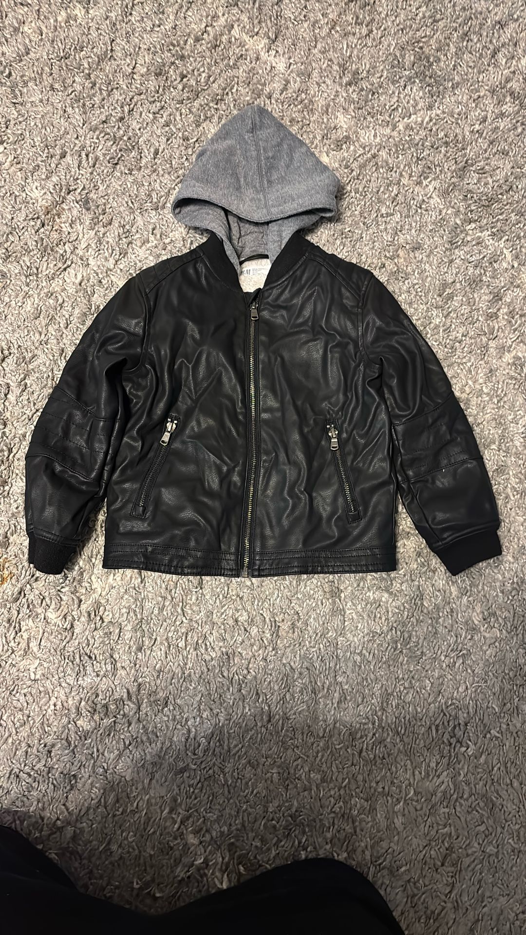 H&M Kids Jacket Size 6 With Removable Hoodie