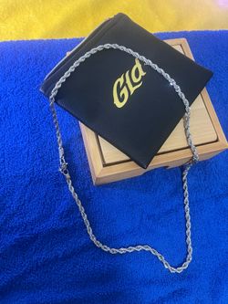 GLD Shop white gold 22' rope chain