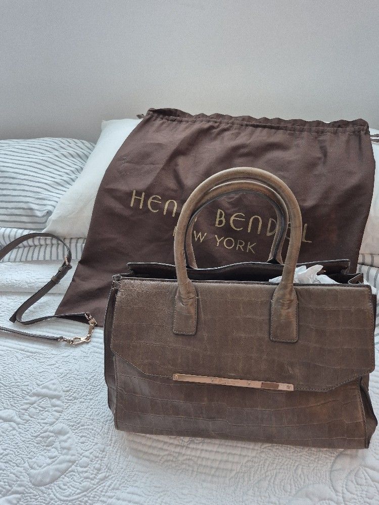 Henri Bendel Gorgeous Tote. Mint Cond.