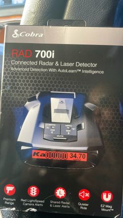 Cobra RAD 700i Radar & Laser Detector