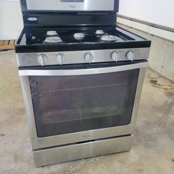 Whirlpool Stove 4 Burner