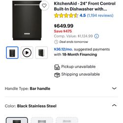 Kitchenaid Dishwasher