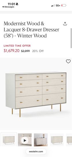 8 drewer dresser