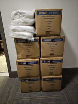 U Line Lab Coats Polypropylene 