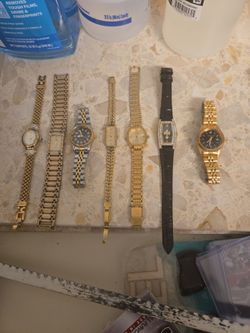7 vintage watches, Hamilton, Waltham, Elgin, green, and more women's watch