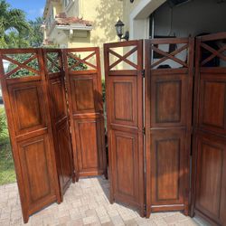 Two Heavy Duty Room, Wood Dividers