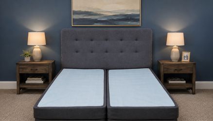 King Size Bed Frame with Box Springs