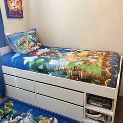 IKEA Twin Storage Bed