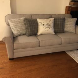 7ft Grey Sofa For Sale!