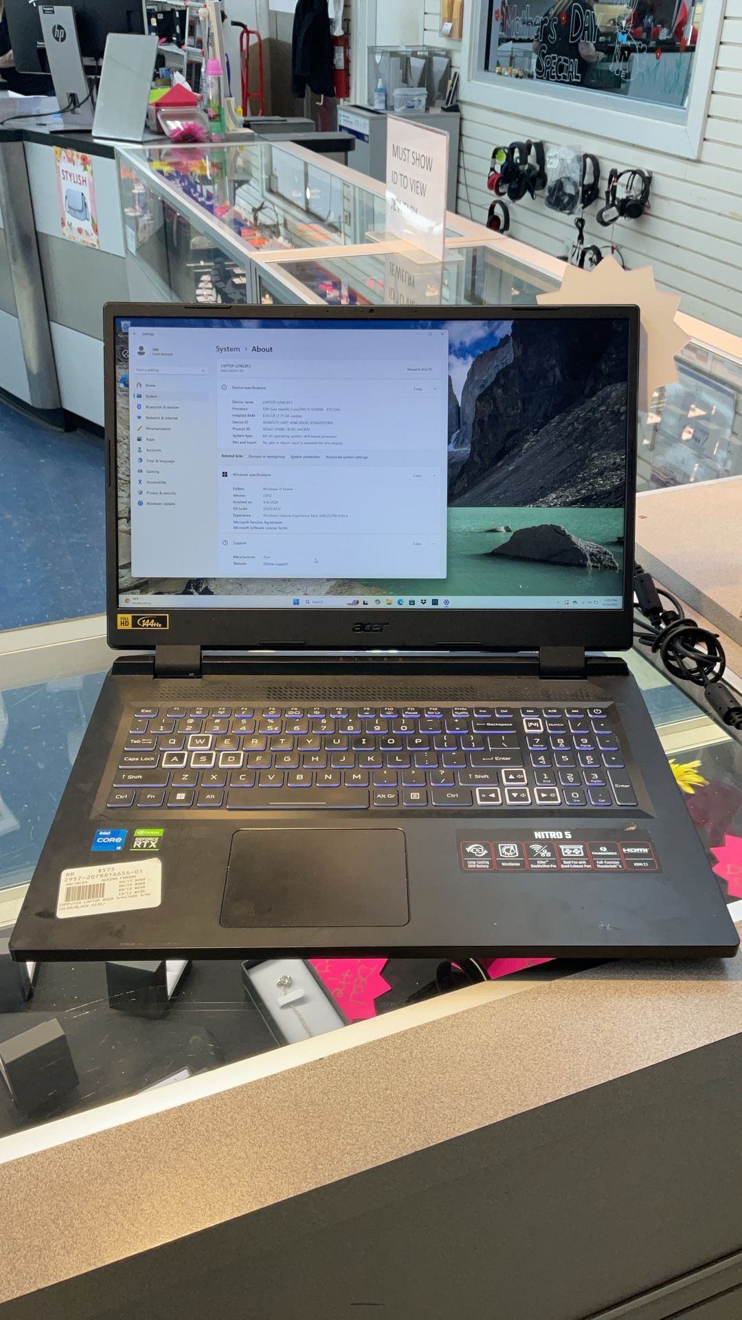 Gaming Laptop Acer Nitro 5
