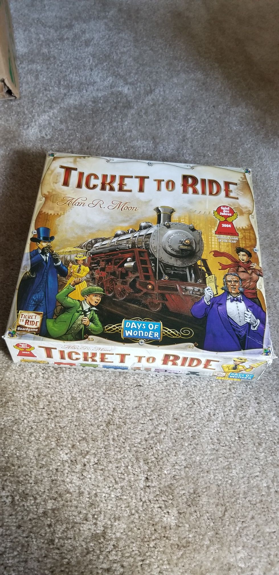 Ticket to Ride Board Game (used only once)