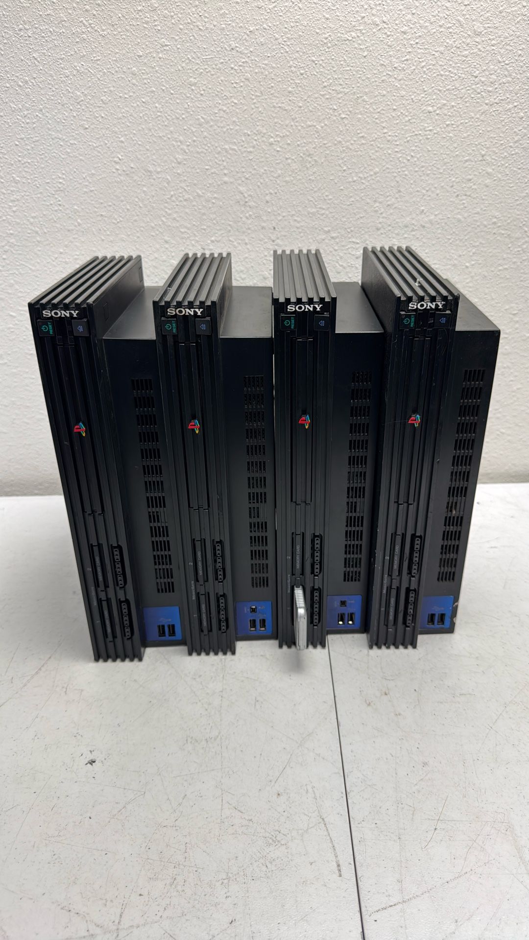 Lot Of 4 Sony Ps2 PlayStation 2 3001 Working! 