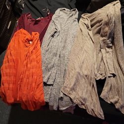 Womens cardigans... $8 Each. I Have 2 Short Sleeves And 2 Long Sleeves 