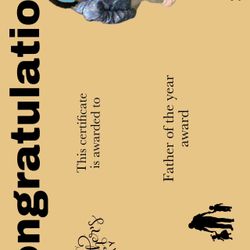 Father’s Day Certificate