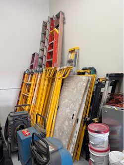 Ladders and scaffolding