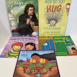 Lot of 5 Spanish & Bilingual Children's Books
