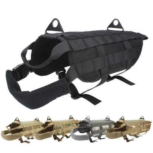 K9 Tactical Harnesses _ Vests _ Leashes _ Molle Pouches _ Service Patches