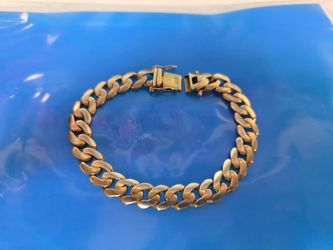 18k gold cuban bracelet
