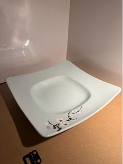 Japanese blue porcelain plate