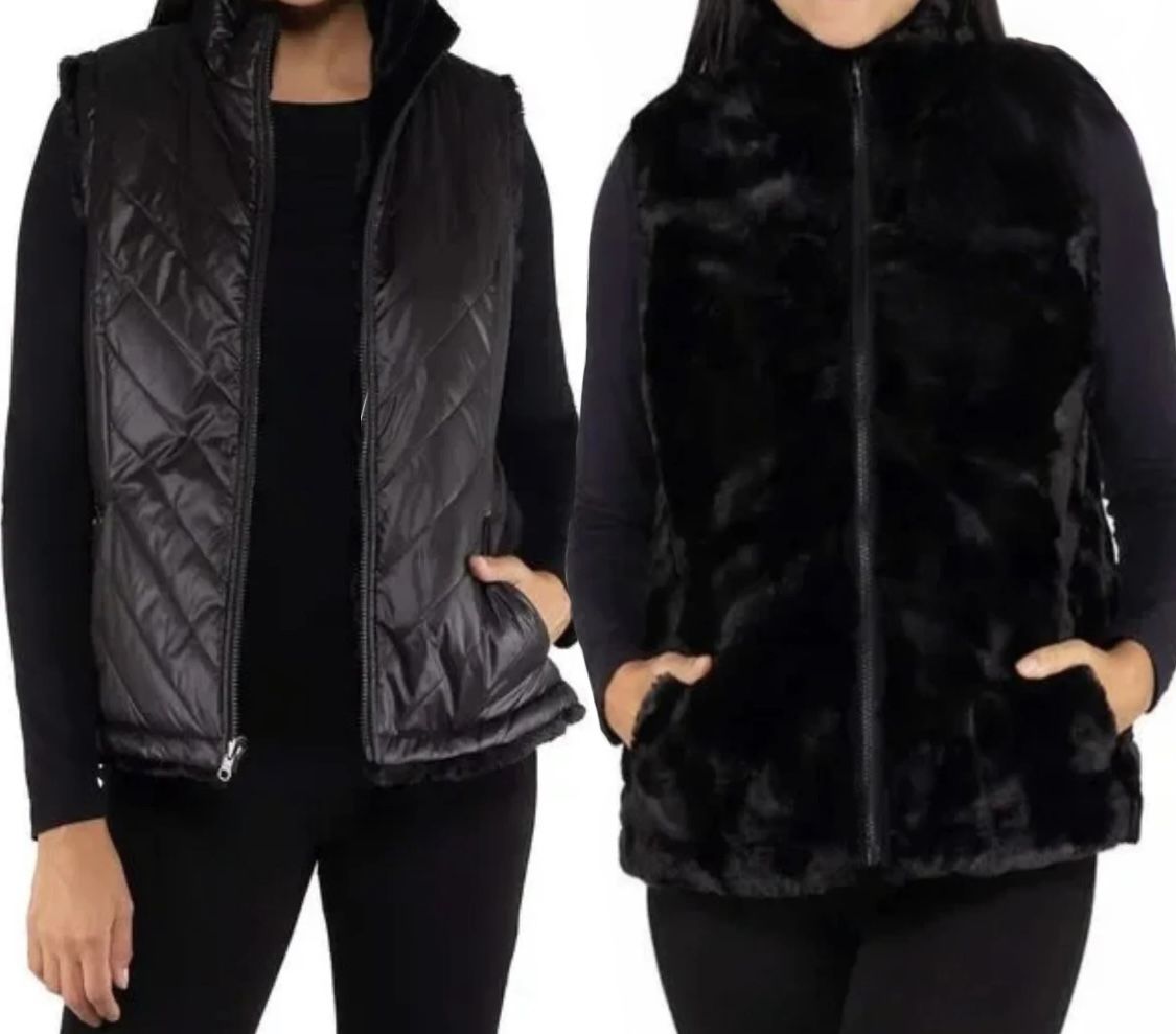 Size S - Women's Reversible Insulated Puffer Vest