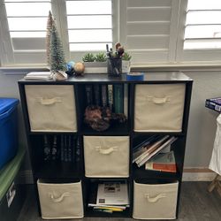 Bookshelf And Storage Cubes 