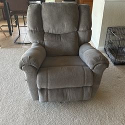 Gray rocker Recliner