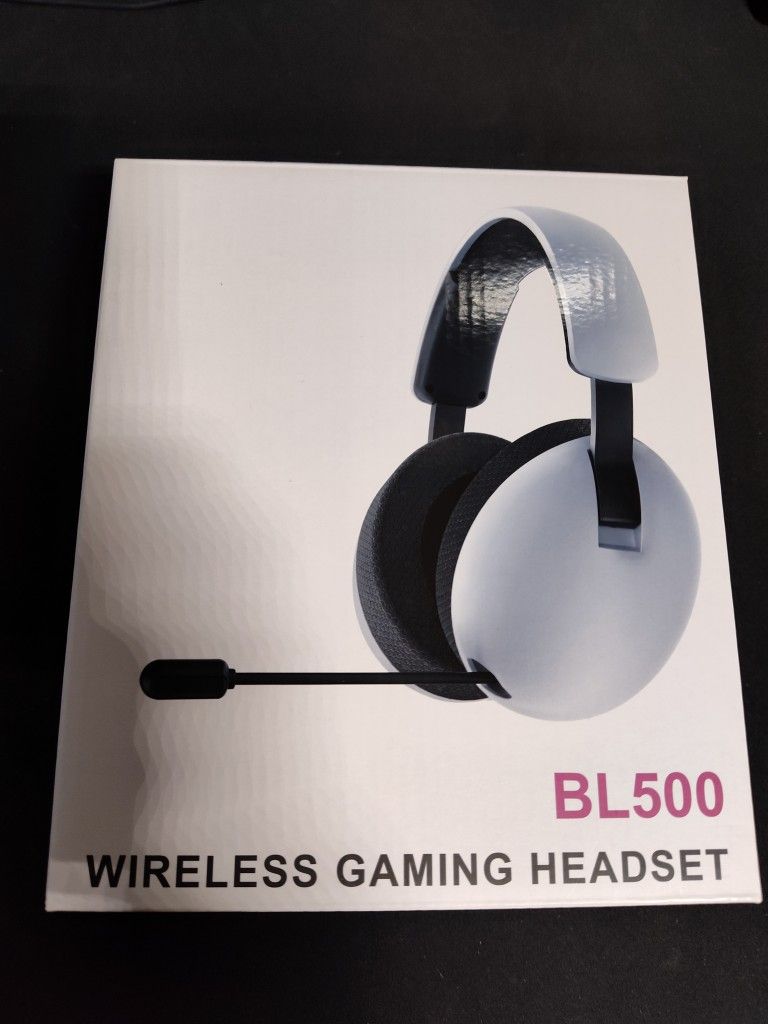 WIRELESS BLUTOOTH GAMING HEADSET WITH BLUTOOTH AND USB 2.4GHZ DONGLE AND WIRED USB-C