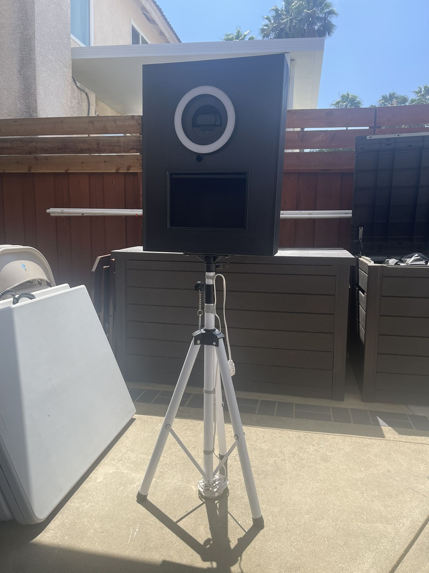 Photobooth Enclosure for Microsoft Surface Pro - w/ Logitech Webcam and LED Ringlight