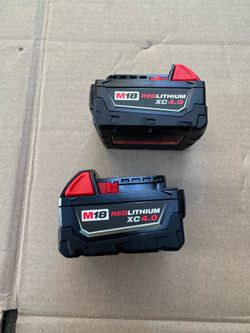 Milwaukee Batteries M18 4ah